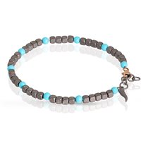Pulsera Mano-J. Hombre CUBY DAD in Titanio Turchese 0.90 Ct MINBRT10TURCUP - MINBRT10TURCUP